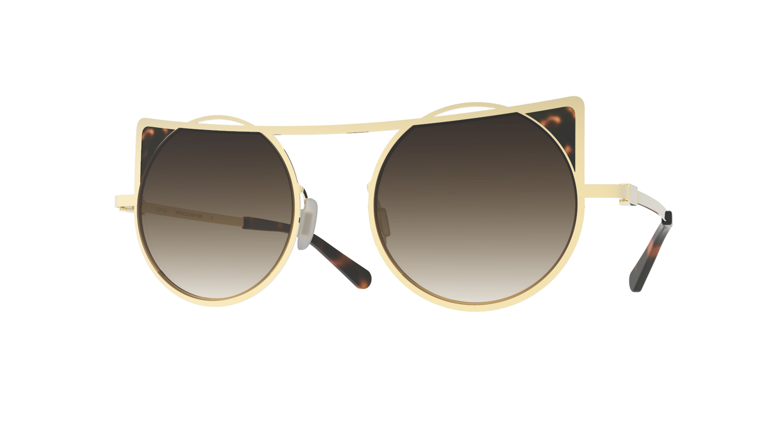 メガネ GAMINE Gamine - Condesa con.5gd.dh - glossy gold/havana CONDESA – GAMINE SPECTACLES NEW YORK