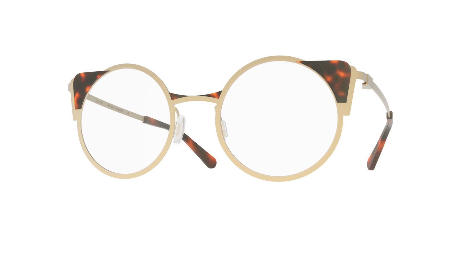 メガネ GAMINE Gamine - Monti mti.2dh.gd-c - Oro Gamine Eyeglasses Monti Mti.2dh.gd-c In Crl | ModeSens